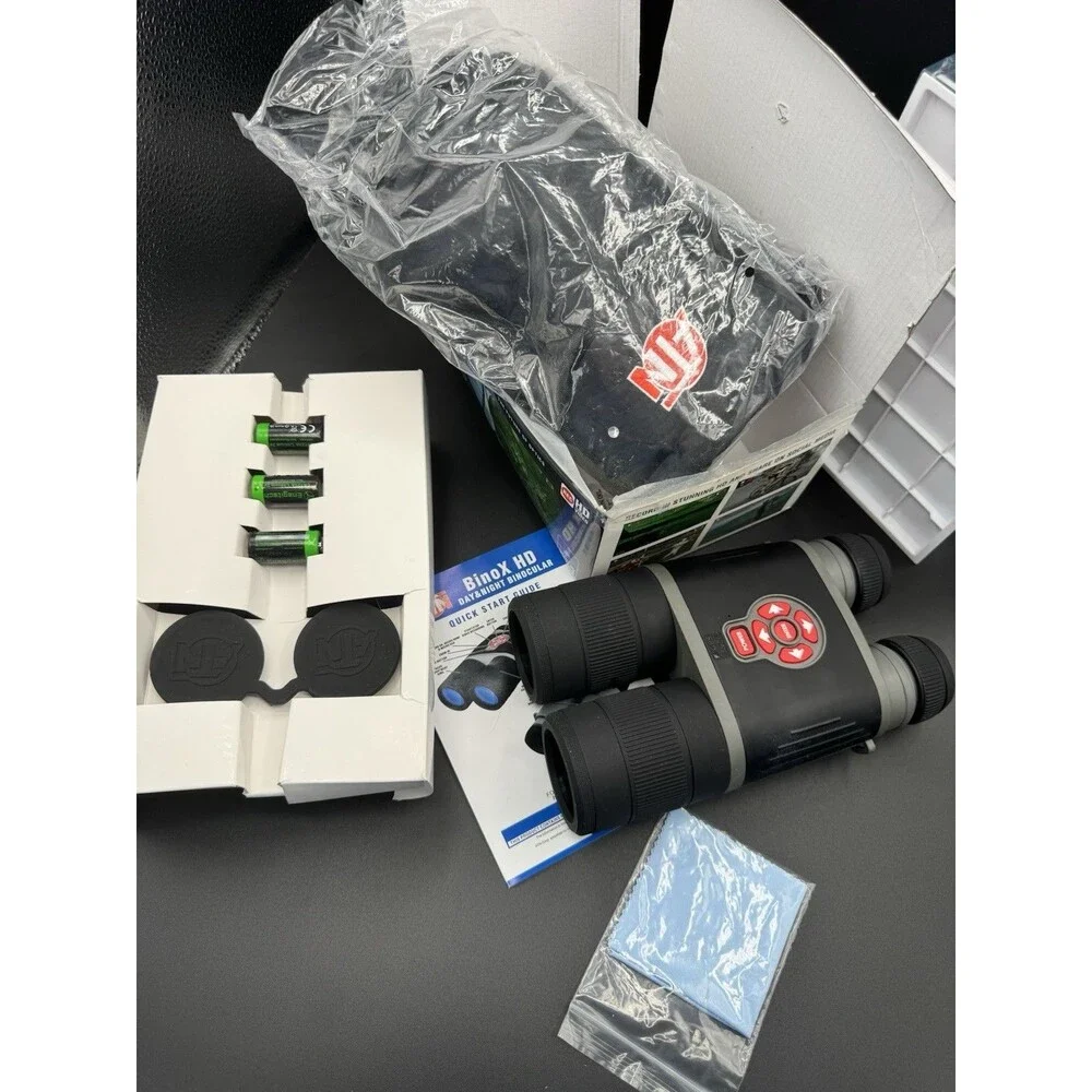 ATN BinoX-HD 4-16X Day Night Vision Binoculars HD Record Tested w/ Box Case